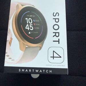 Sport 4 Smartwatch - Gold and Pink